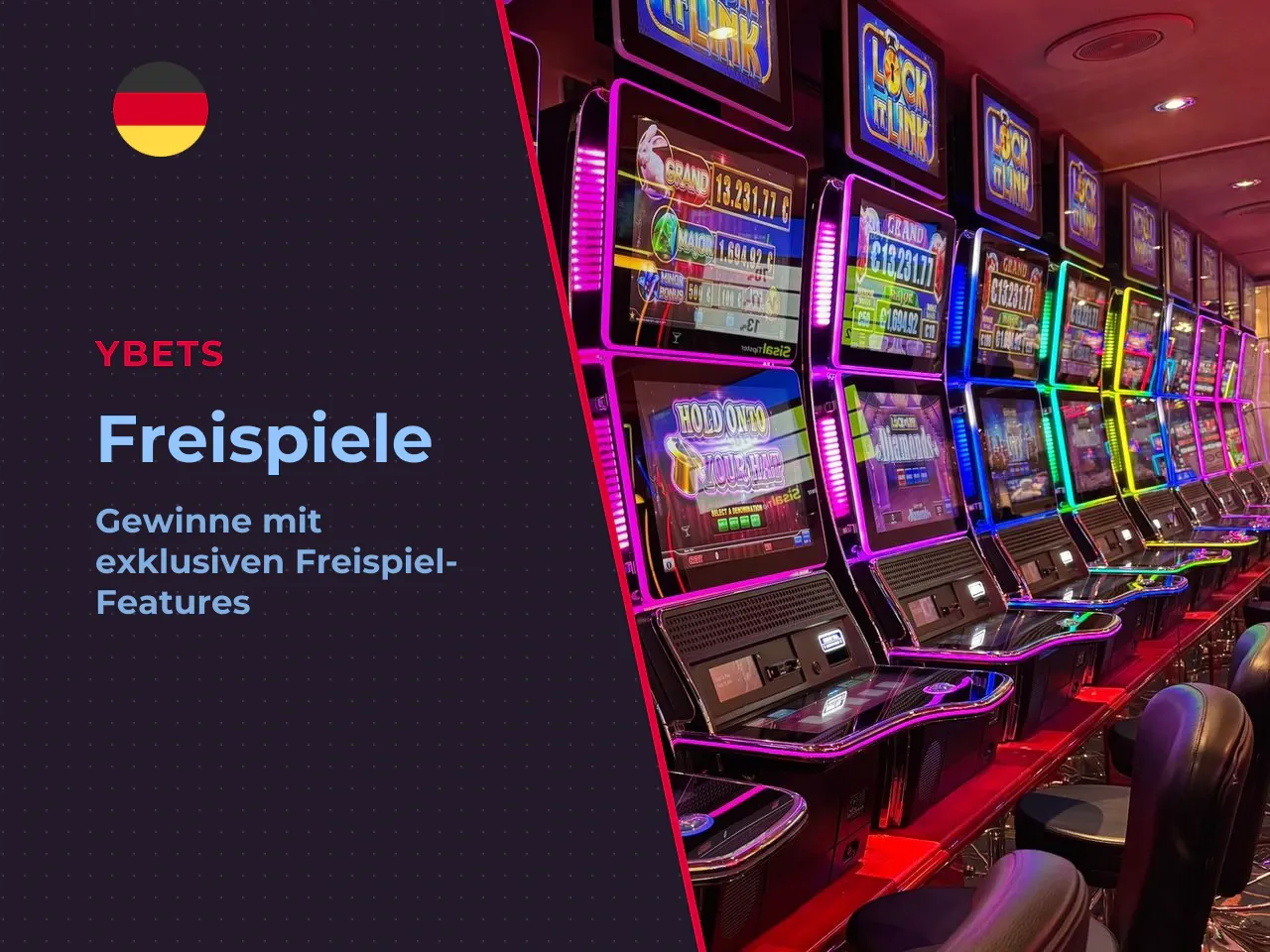 9 Freispiele mit gestapelten Symbolen. Das