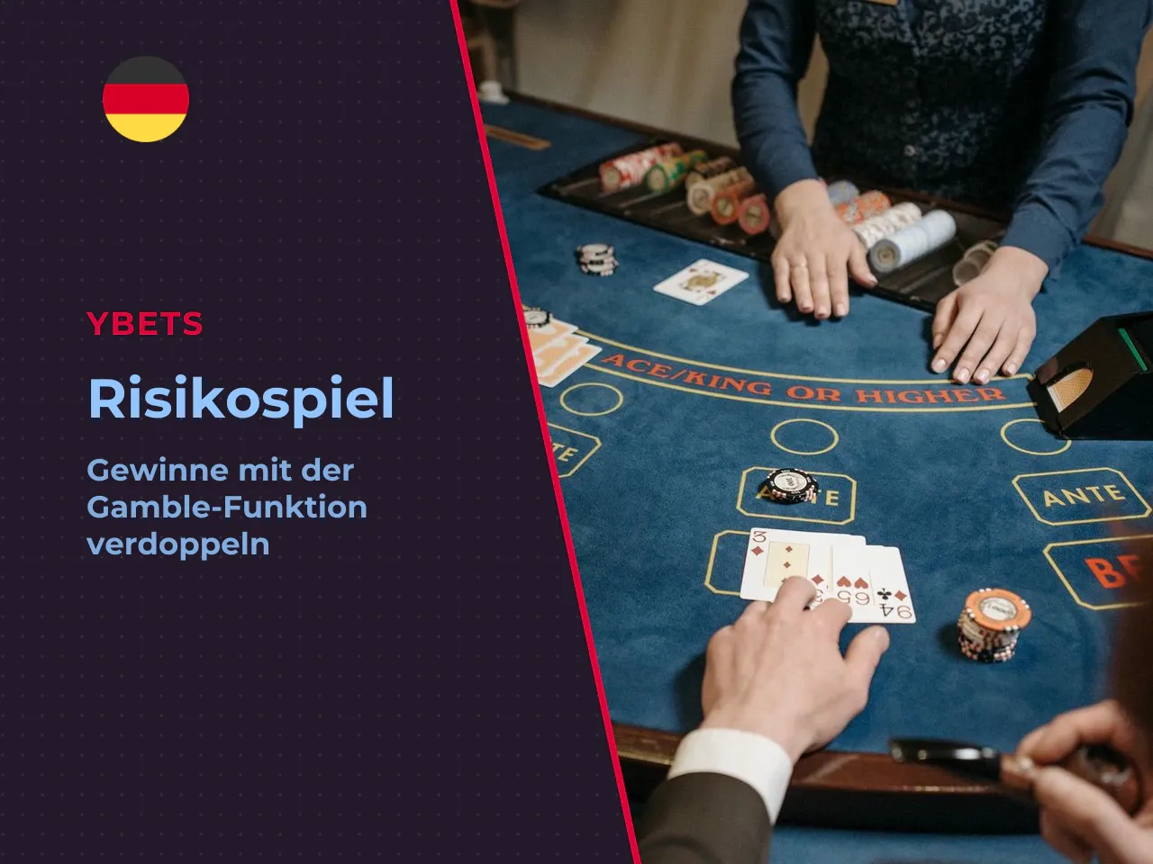 Die Gamble-Funktion Risikospiel Gewinne verdoppeln. Nach
