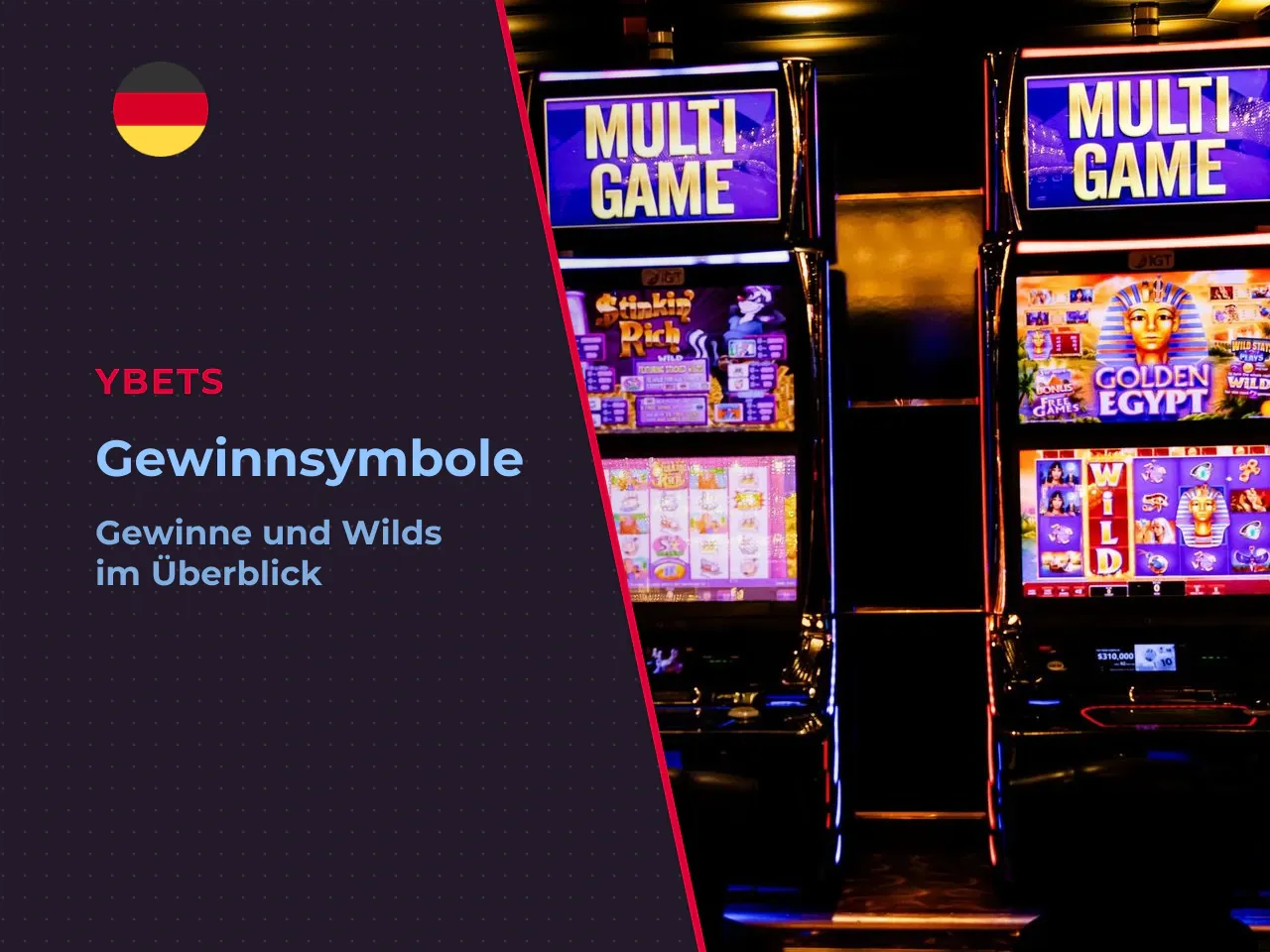 4 Gewinnsymbole und Wilds im The