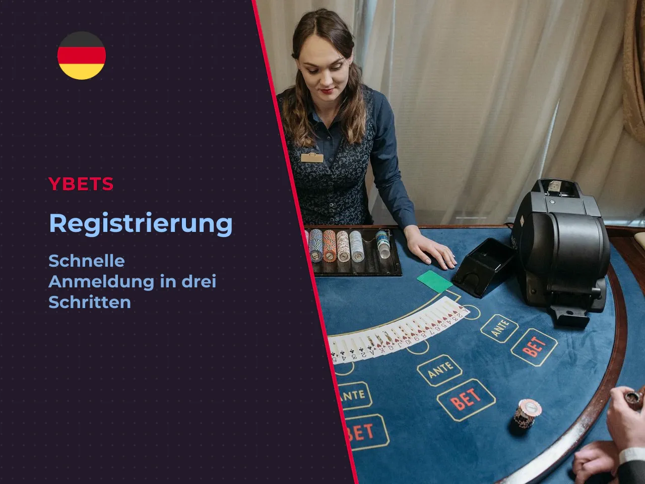 Ablauf der Registrierung. 1. Schaltfläche Sign