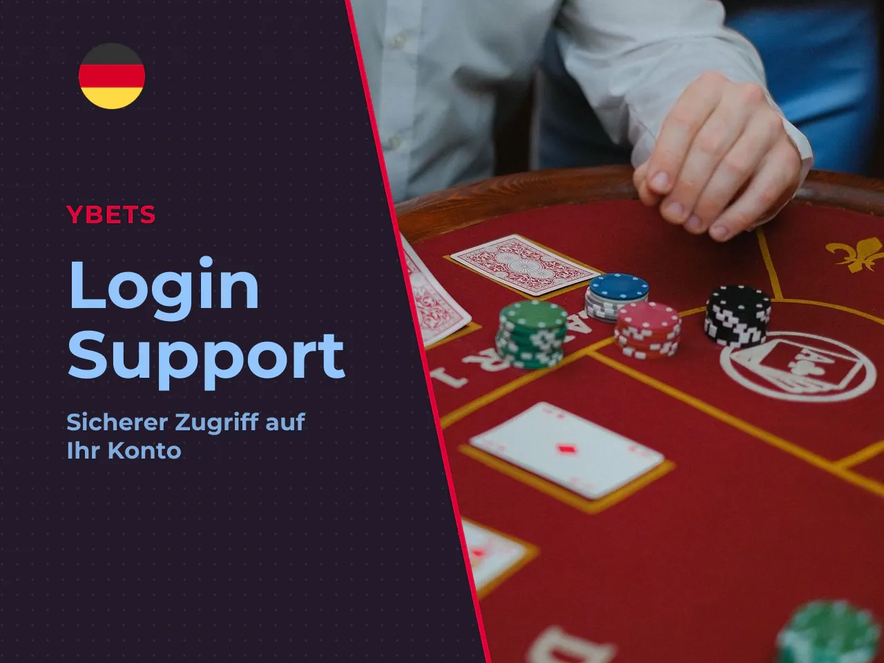 Konto-Login und Kundensupport. Der login ins