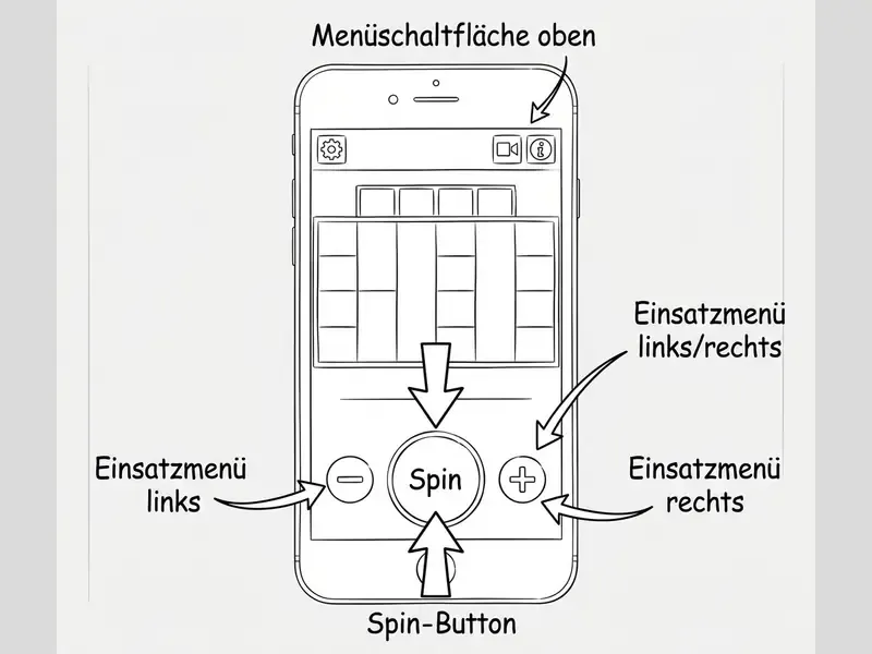 5 lions megaways mobil – Bedienelemente im Hochformat auf dem Smartphone