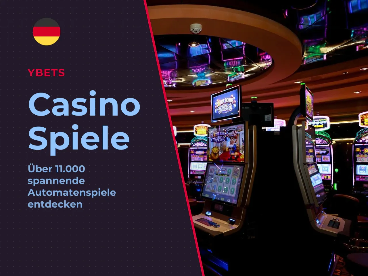 Ybets Casino Spiele, RTP-Werte, Slots, Live