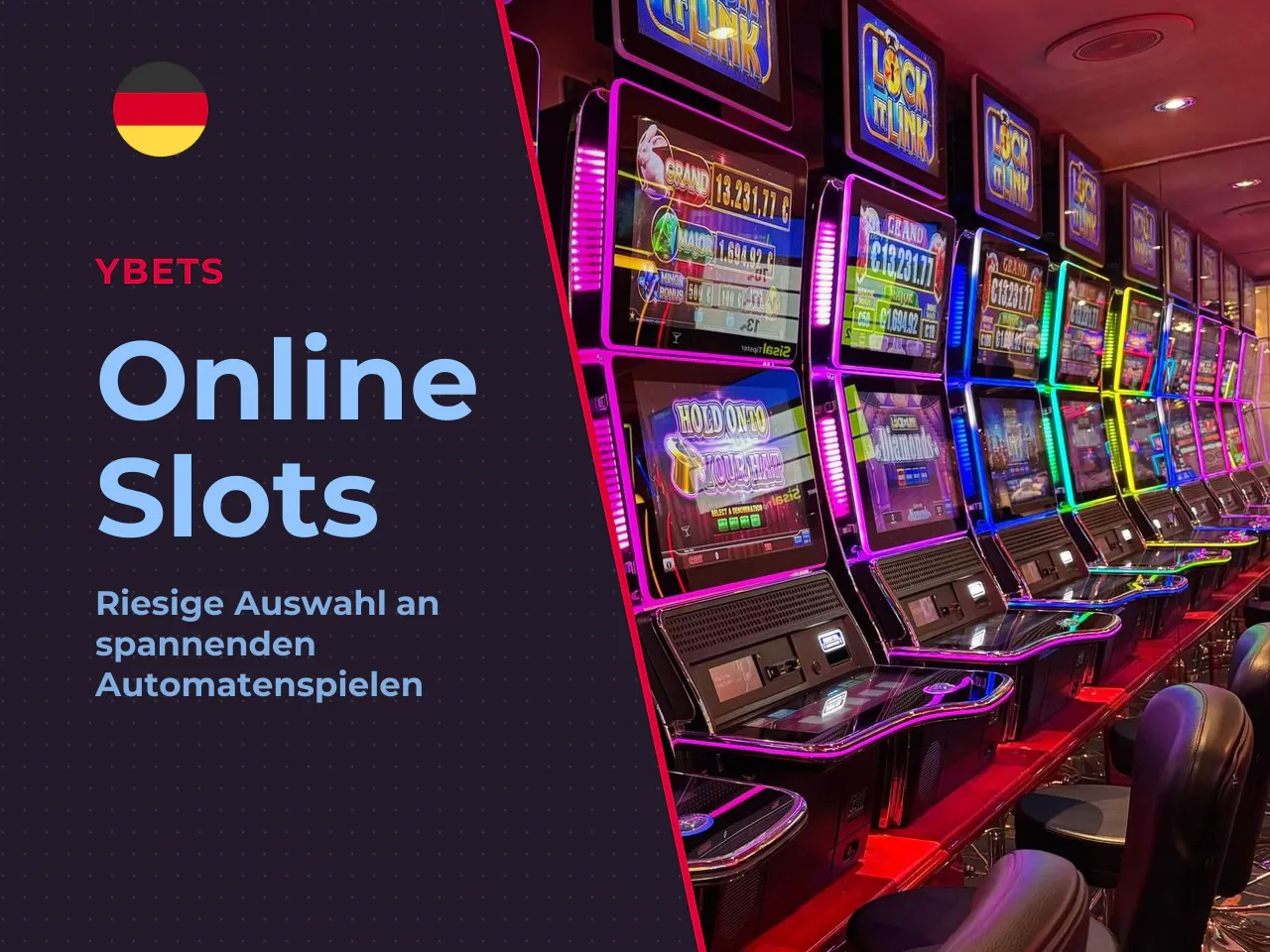 7 Slots, Jackpot- und Instant-Win-Games. Der