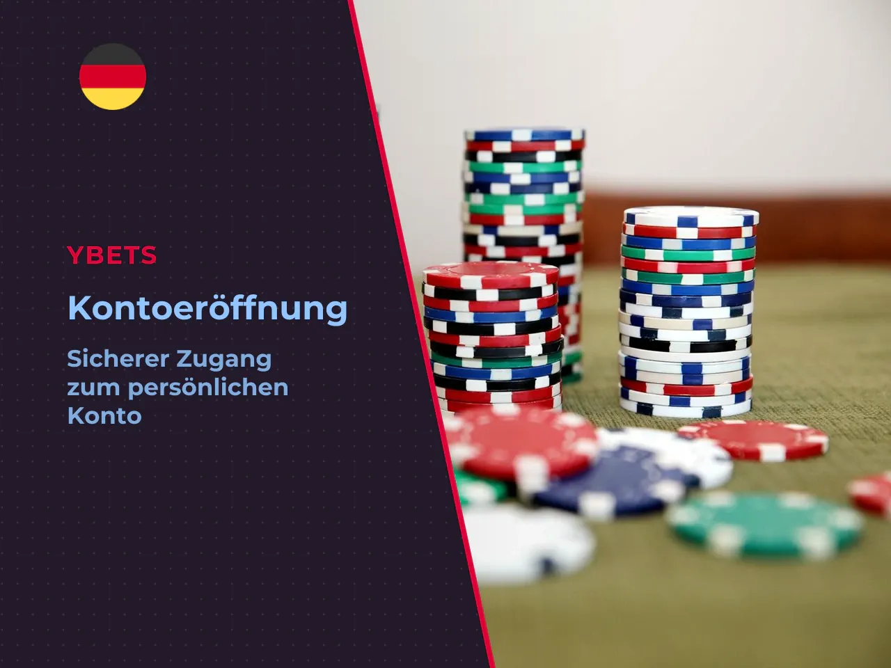 Registrierungsdaten, KYC und Kontobestätigung. Für das