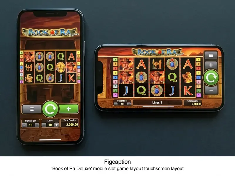 Book of Ra Deluxe mobile Version auf Smartphone