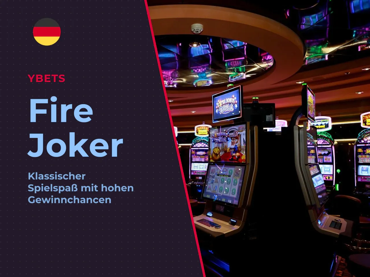 Fire Joker als klassischer Spielautomat. Der