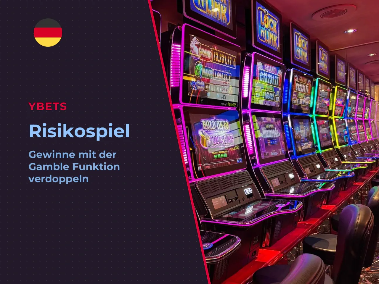 Risikospiel nach einem Gewinn. Nach jedem
