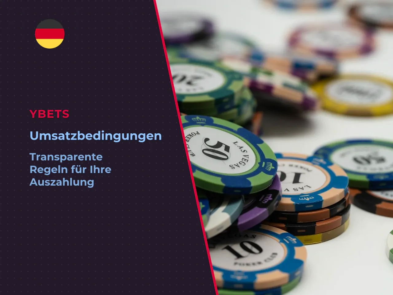 Ybets Wagering und Withdrawal Umsatzbedingungen im